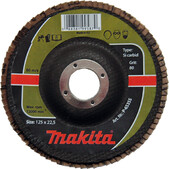 Лепестковый шлифовальный диск Makita 115х22.23 К60 карбид кремния (P-65305)