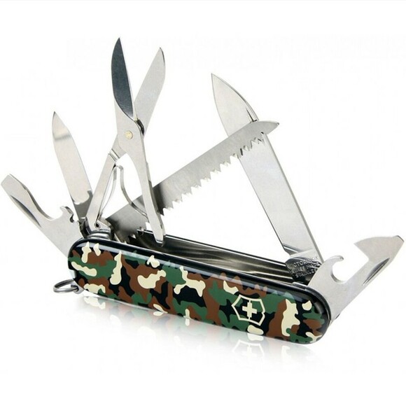 Мультитул Victorinox Swiss Army Huntsman Green camouflage (1.3713.94) фото 2