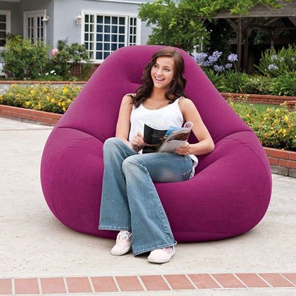 Надувное кресло Intex Deluxe Beanless Bag, 122x127x81 см (68584) изображение 4