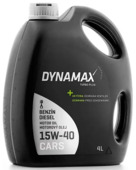 Моторное масло DYNAMAX TURBO PLUS 15W40, 4 л (60966)