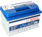 Автомобильный аккумулятор Bosch S4E EFB 12В, 65 Ач, 650 А (0092S4E070)