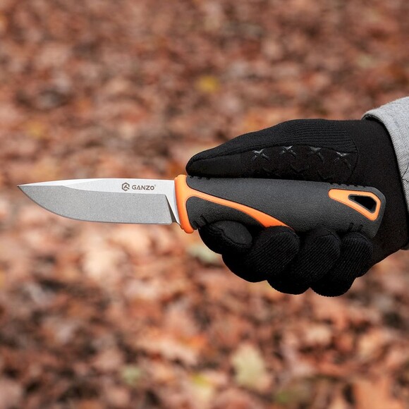 Нож Ganzo G807OR, оранжевый с ножнами изображение 6