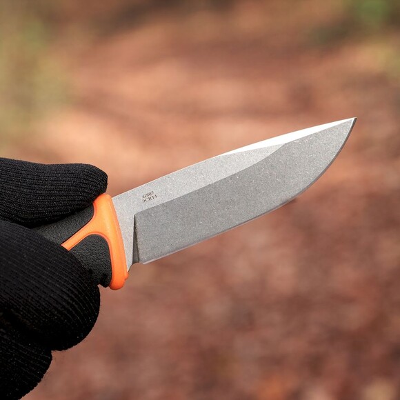 Нож Ganzo G807OR, оранжевый с ножнами изображение 5