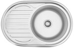 Кухонна мийка Kroner KRP Satin-7750, 0.8 мм (CV022788)
