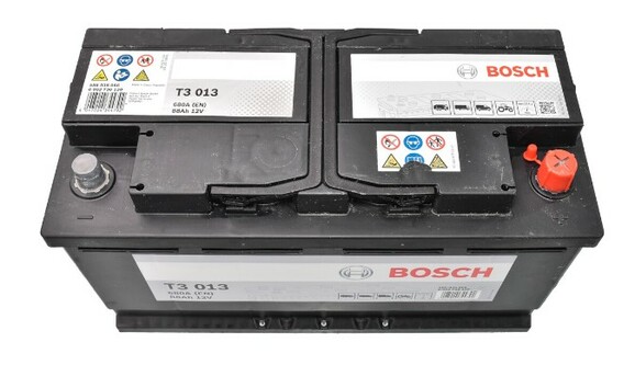 Аккумулятор Bosch T3 013, 88Ah/680A (0 092 T30 130) изображение 2