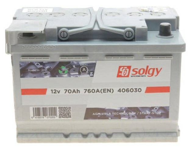 

Аккумулятор Solgy 6 CT-70-R (406030)