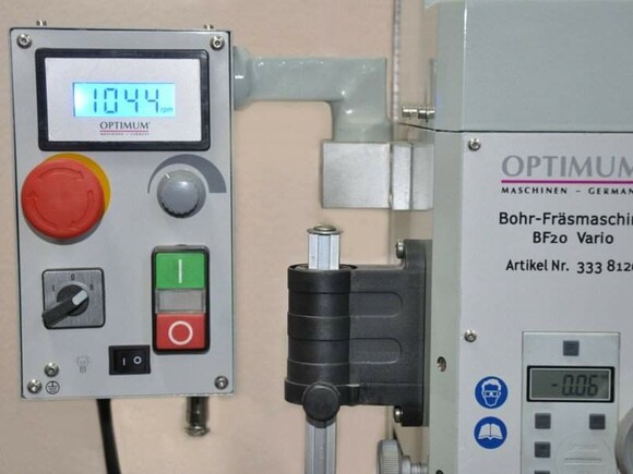 Фрезерный станок Optimum Maschinen OPTImill BF20L Vario 220V (3338122) изображение 9