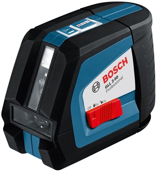 Лінійні лазери (будівник площин) Bosch GLL 2-50 + BS 150 + вкладка під L-Boxx (0601063105) фото 2