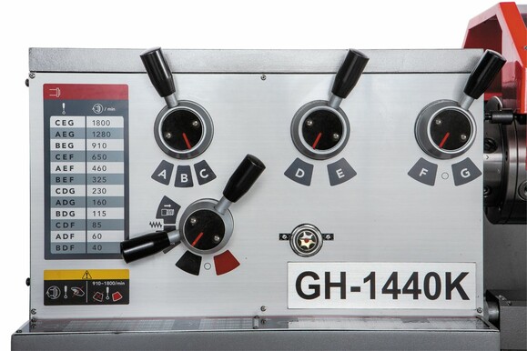 Токарно-гвинторізний верстат Jet GH-1440K DRO для металу фото 4