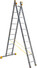 Алюминиевая двухсекционная лестница Техпром P2 9210 2х10 профессиональная