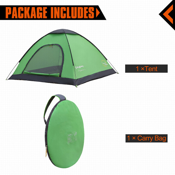 Палатка KingCamp Modena 3 (KT3037) Green изображение 7