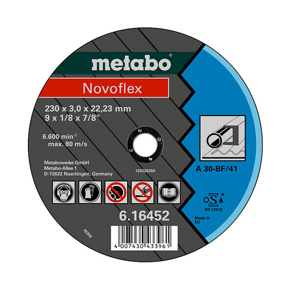 Отрезной круг METABO Novoflex 115 мм (616442000)