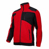 Куртка флисовая Lahti Pro р.М рост 164-170см обьем груди 92-96см красно-черная (L4011502)