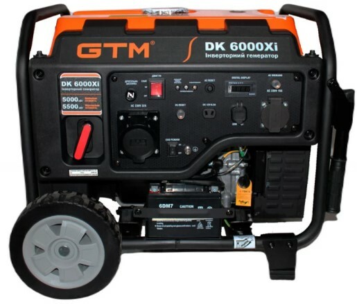 Инверторный генератор GTM DK6000Xi (34058) изображение 2