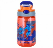 Пляшка для води дитяча Contigo Gizmo Flip 420 мл Nectarine Superhero (2116115)