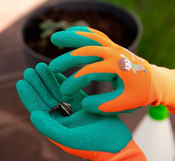 Перчатки рабочие детские Neo Tools р.4, оранжевый (97-644-4) изображение 7