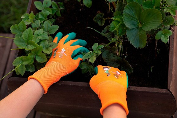 Перчатки рабочие детские Neo Tools р.4, оранжевый (97-644-4) изображение 9