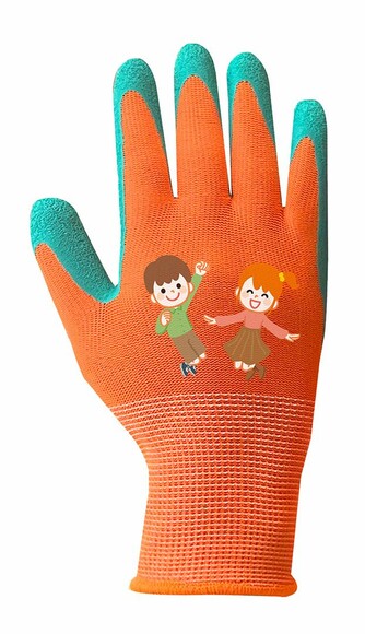 Перчатки рабочие детские Neo Tools р.4, оранжевый (97-644-4) изображение 3