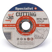 Диск відрізний Specialist+ CUTTING 125x1x22 мм (250-01210)