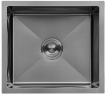 Кухонна мийка Kroner KRP Schwarze-4843HM PVD, 3.0/1.0 мм (CV022792)