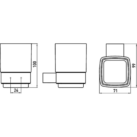 Стакан Emco Loft (хром) (0520 001 00) изображение 2