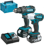 Набор аккумуляторных инструментов Makita LXT DLX2133J