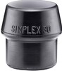 Сменный боек для щадящего молотка Halder SIMPLEX, 30 мм (черный) (3202.030)