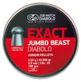 Пули пневматические JSB Exact Jumbo Beast, калибр 5.5 мм, 150 шт (1453.05.52)