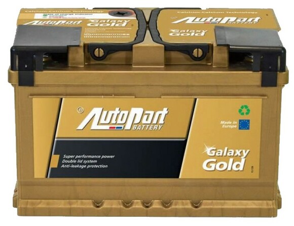 Автомобільний акумулятор AutoParts 6 CT-102-R Galaxy Gold, 12В, 102 Аг (ARL102-GGL0) фото 2