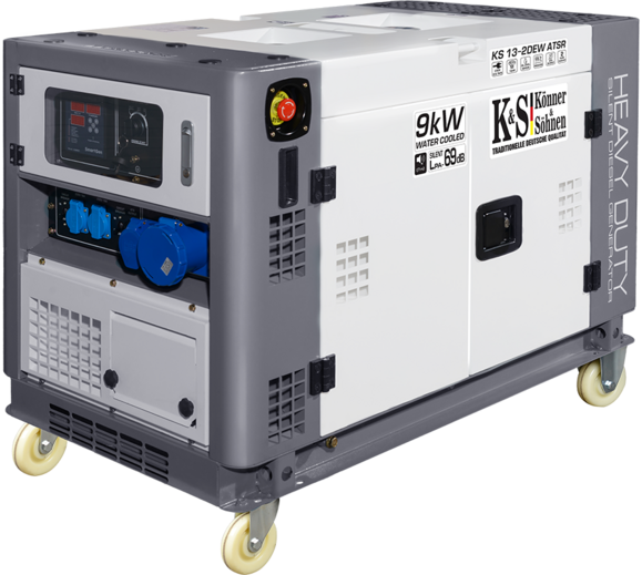 Дизельний генератор Konner&Sohnen KS 13-2DEW ATSR (рідинне охолодження) фото 3