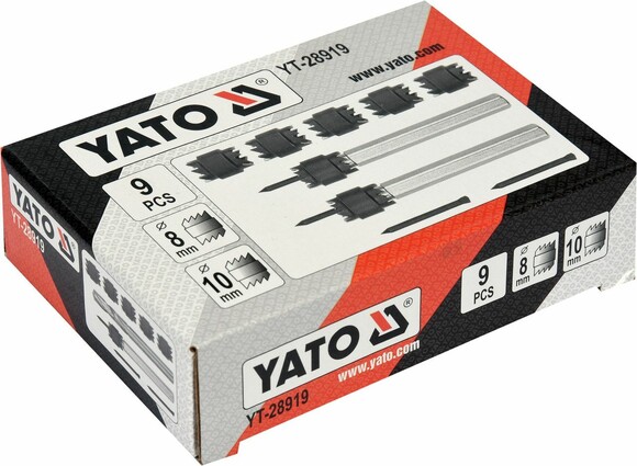 Набір сверл для висвердлення точкової зварки YATO (YT-28919) фото 5