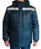Куртка робоча утеплена Free Work Експерт темно-синя р.56-58/5-6/XL (52020)