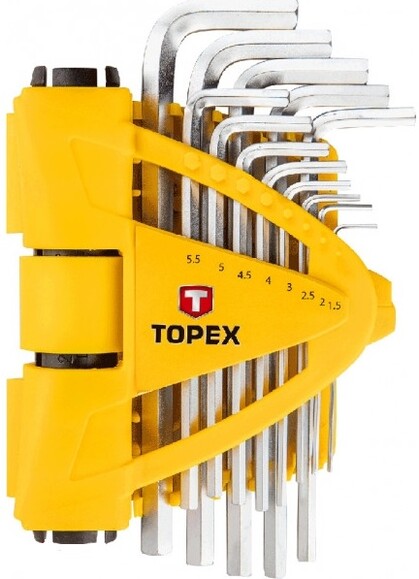 Ключі шестигранні, 13 шт. TOPEX (35D970)