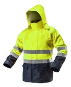 Куртка рабочая Neo Tools увеличенной видимости Oxford 300D желтая р.L (81-720-L)