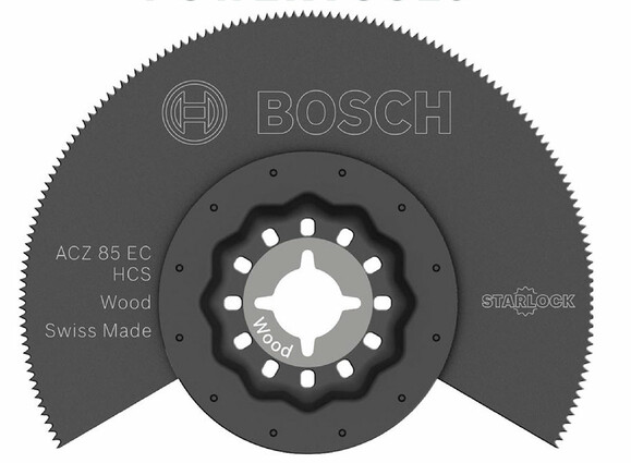 Сегментований диск Bosch Starlock HCS 85мм Wood ACZ 85 EC для GOP/PMF (2608661643)
