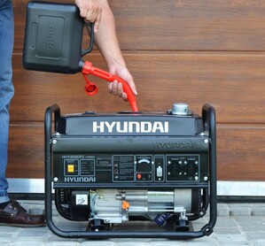 Бензо-газовий генератор Hyundai HHY 3000FG фото 5