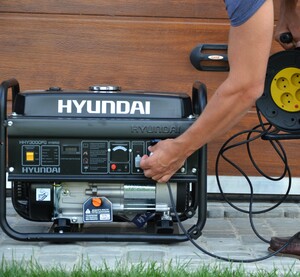 Бензо-газовий генератор Hyundai HHY 3000FG фото 6