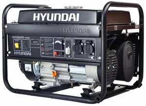 Бензо-газовий генератор Hyundai HHY 3000FG фото 2