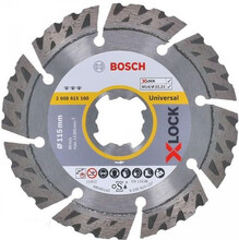 Алмазный диск Bosch X-LOCK Best for Universal 115x22.23x2.2x12 мм (2608615160)