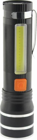 Ліхтар ручний Quantum QM-FL1032 Helper 10W LED zoom +COB з USB фото 3