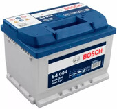 Автомобильный аккумулятор Bosch S4 12В, 60 Ач, 540 A (0092S40040)