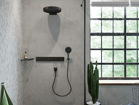 Полиця для ванної кімнати Hansgrohe ADDSTORIS (чорний) (41741670) фото 3