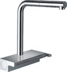 Смеситель для кухни HANSGROHE Aquno Select M81, с вытяжным изливом, однорычажный (73830000)