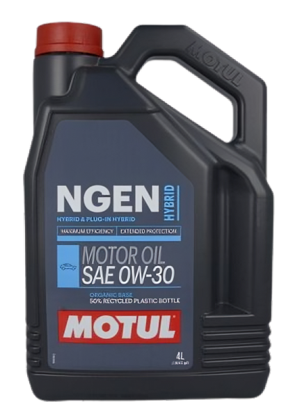 

Моторное масло Motul NGEN Hybrid SAE 0W-30, 4 л (111904)