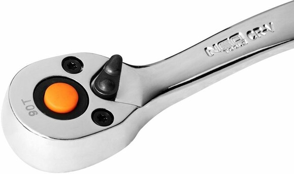 Набор торцевых головок Neo Tools 1/2, трещотка 90 зубцов, 20 шт (10-032N) изображение 3
