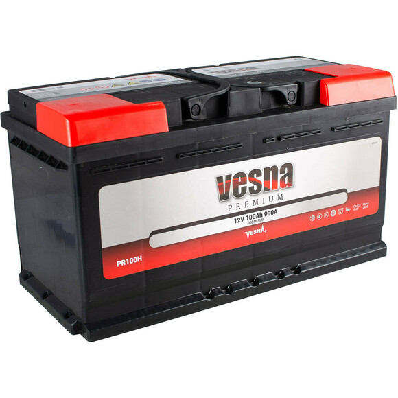 Автомобільний акумулятор Vesna Premium Euro 12В, 100 Аг (415 100)