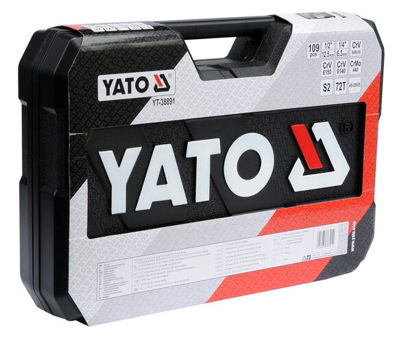 Набор торцевых головок Yato YT-38891 изображение 5
