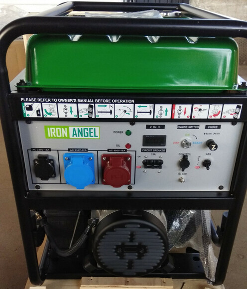 Генератор с блоком автоматики Iron Angel EG12000E ATS (2001188-1) изображение 3