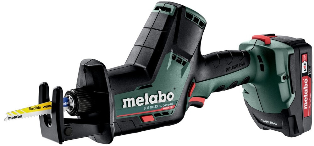 

Аккумуляторная сабельная пила Metabo SSE 18 LTX BL Compact (602366500)