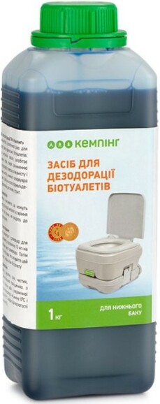 Засіб для дезодорації біотуалетів (для нижнього бака) 1 л Кемпінг (4823082702190)